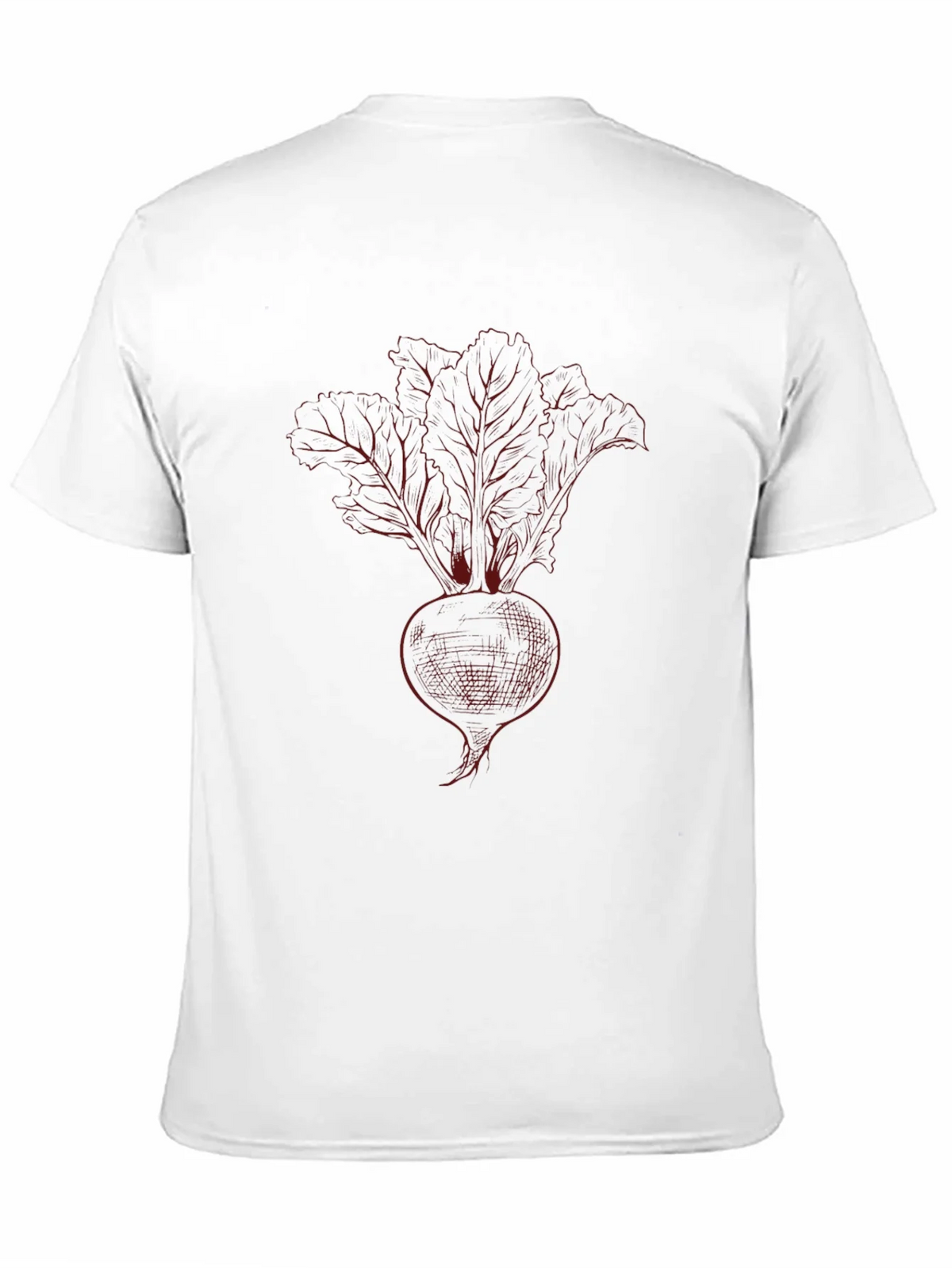 Beetroot Sketch Graphic Tee - Black Cotton T-Shirt product image 10