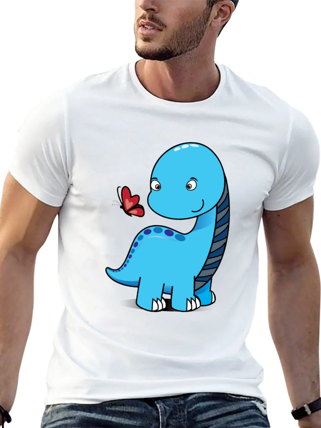 Cute Dinosaur Graphic Tee - Black Short Sleeve Shirt product image 12