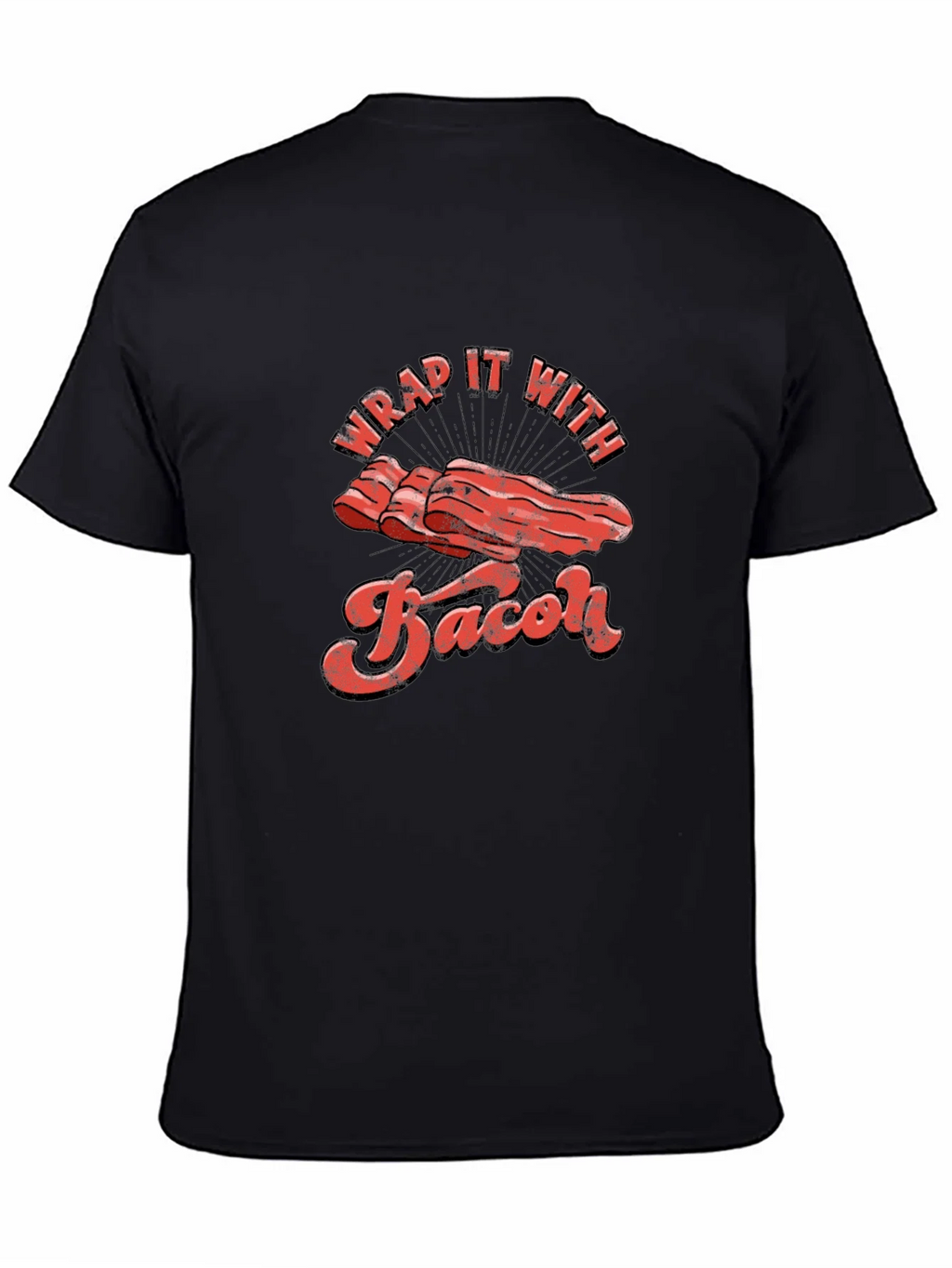 Wrap It With Bacon Graphic T-Shirt product image 4