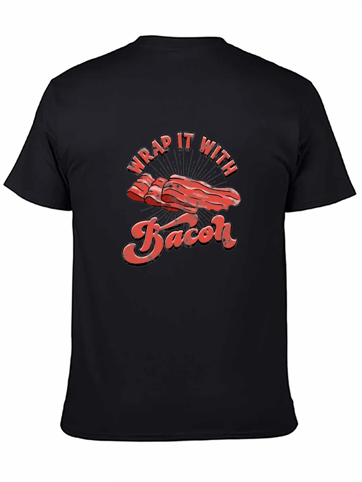 Wrap It With Bacon Graphic T-Shirt product image 4