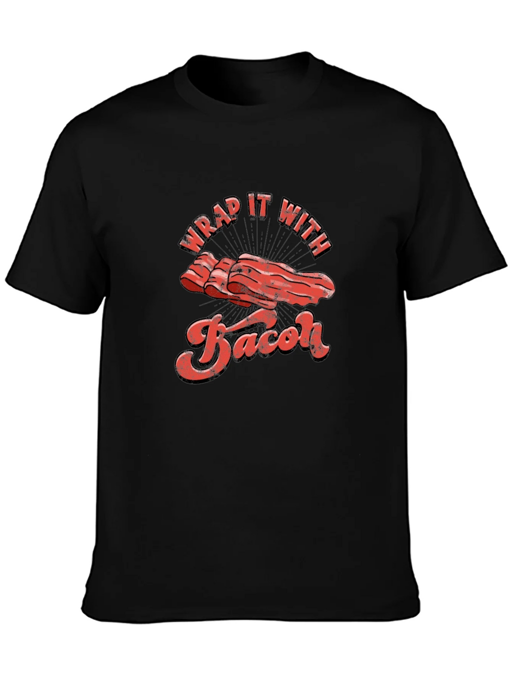 Wrap It With Bacon Graphic T-Shirt product image 3