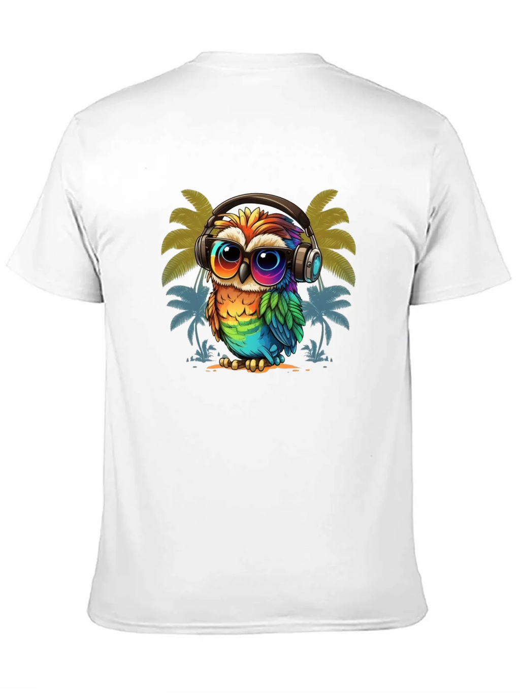 Cool Owl Graphic Tee - Tropical Vibe product image 10