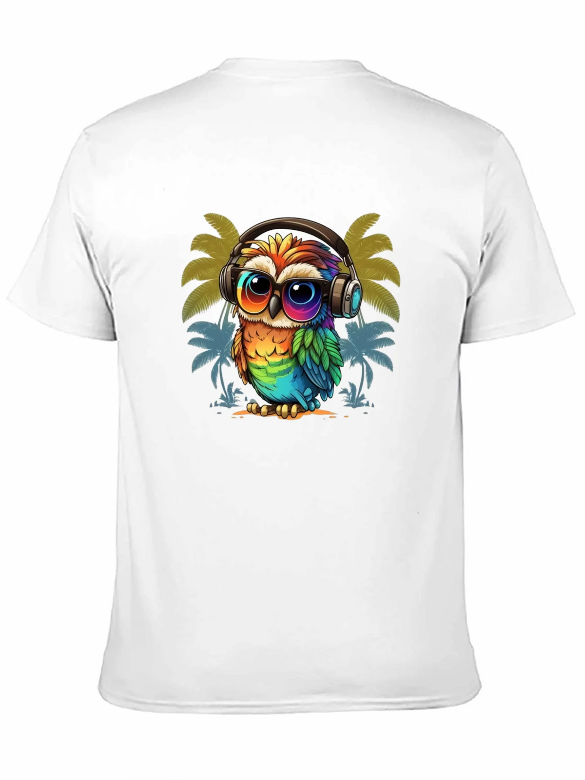 Cool Owl Graphic Tee - Tropical Vibe product image 10