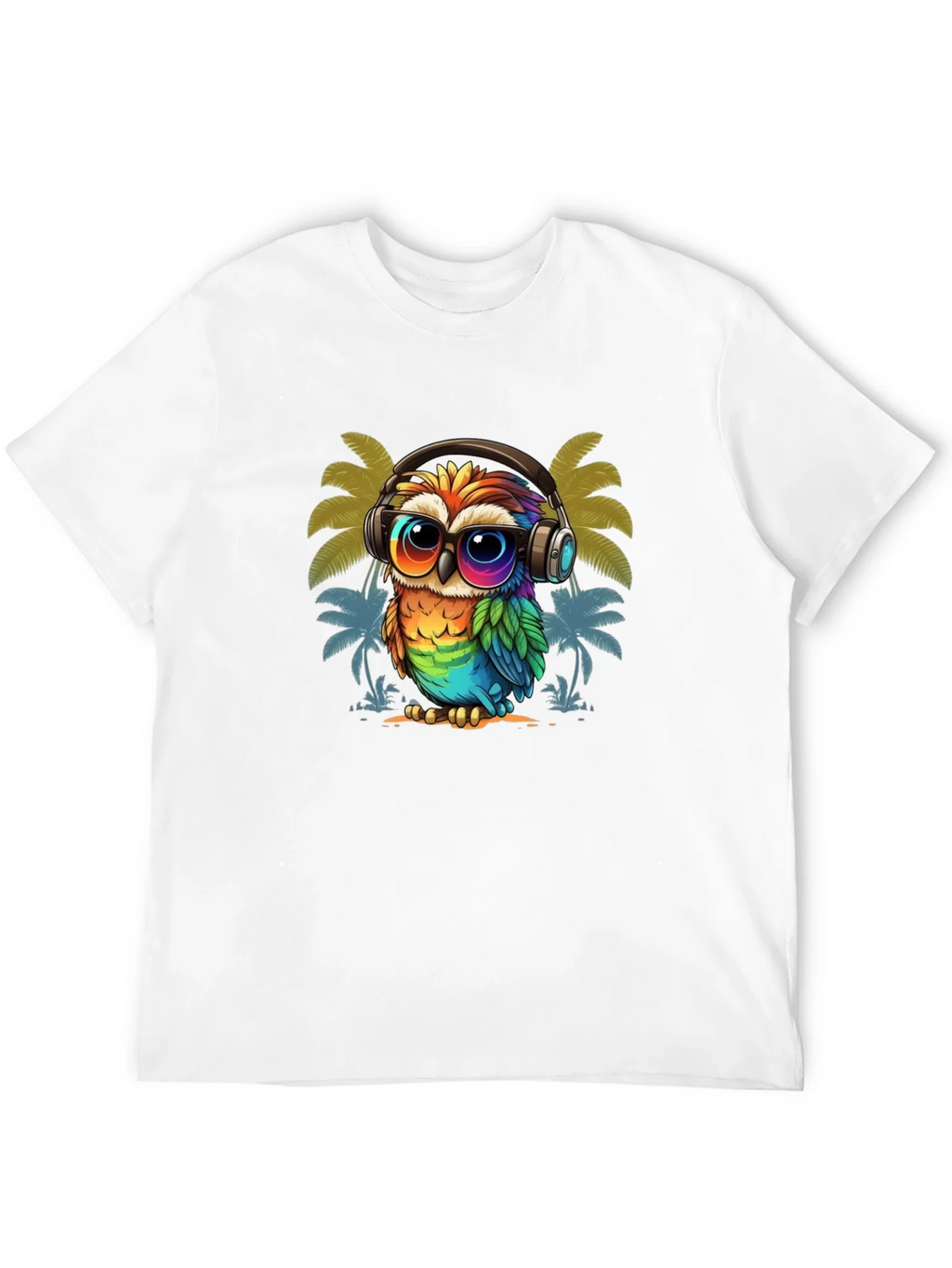 Cool Owl Graphic Tee - Tropical Vibe product image 11