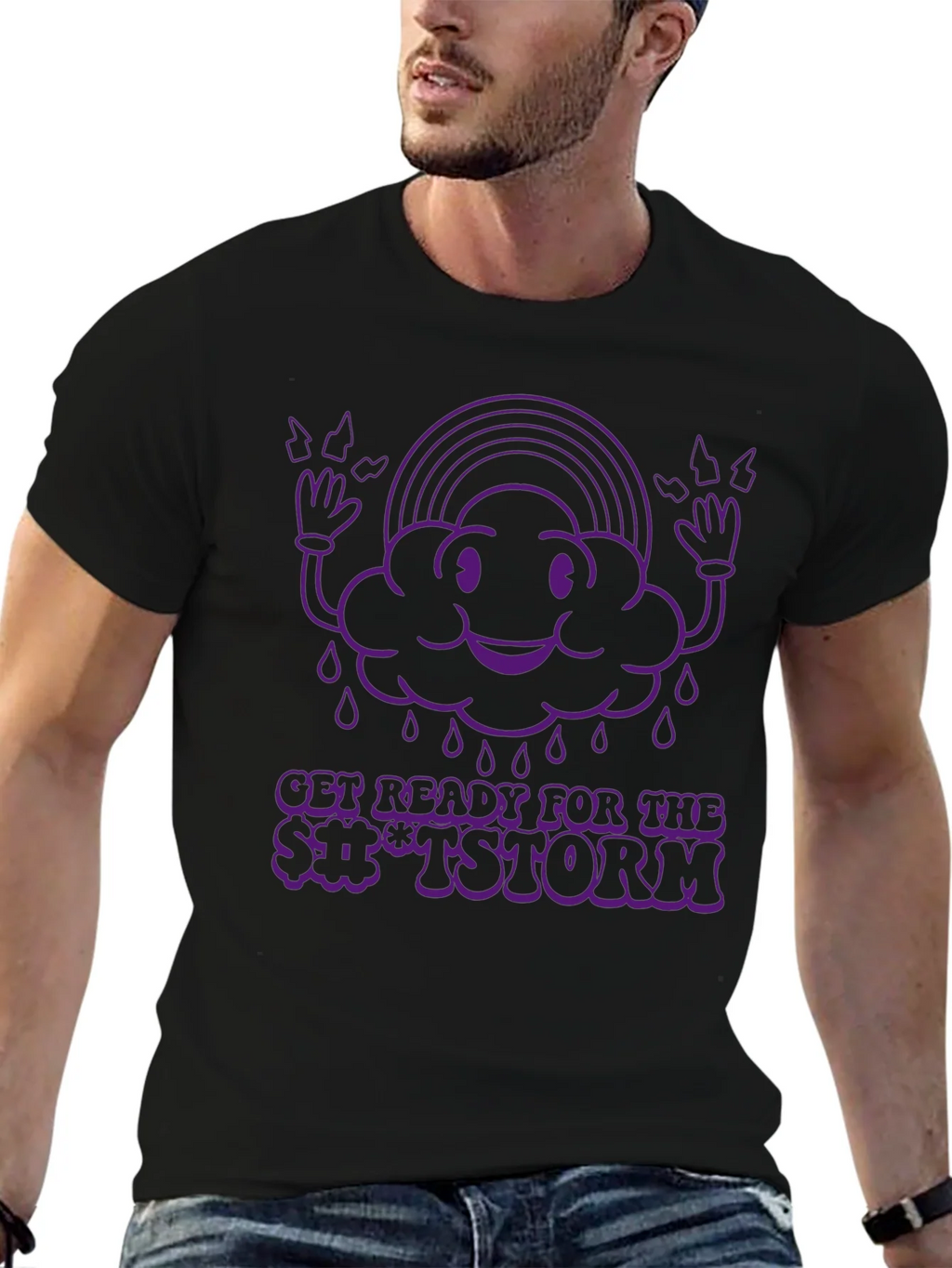 Funny Storm T-Shirt - Get Ready! product image 6