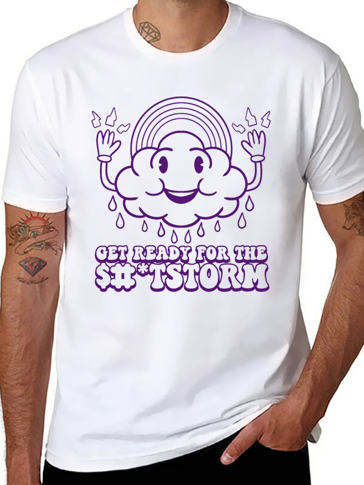 Funny Storm T-Shirt - Get Ready! product image 7