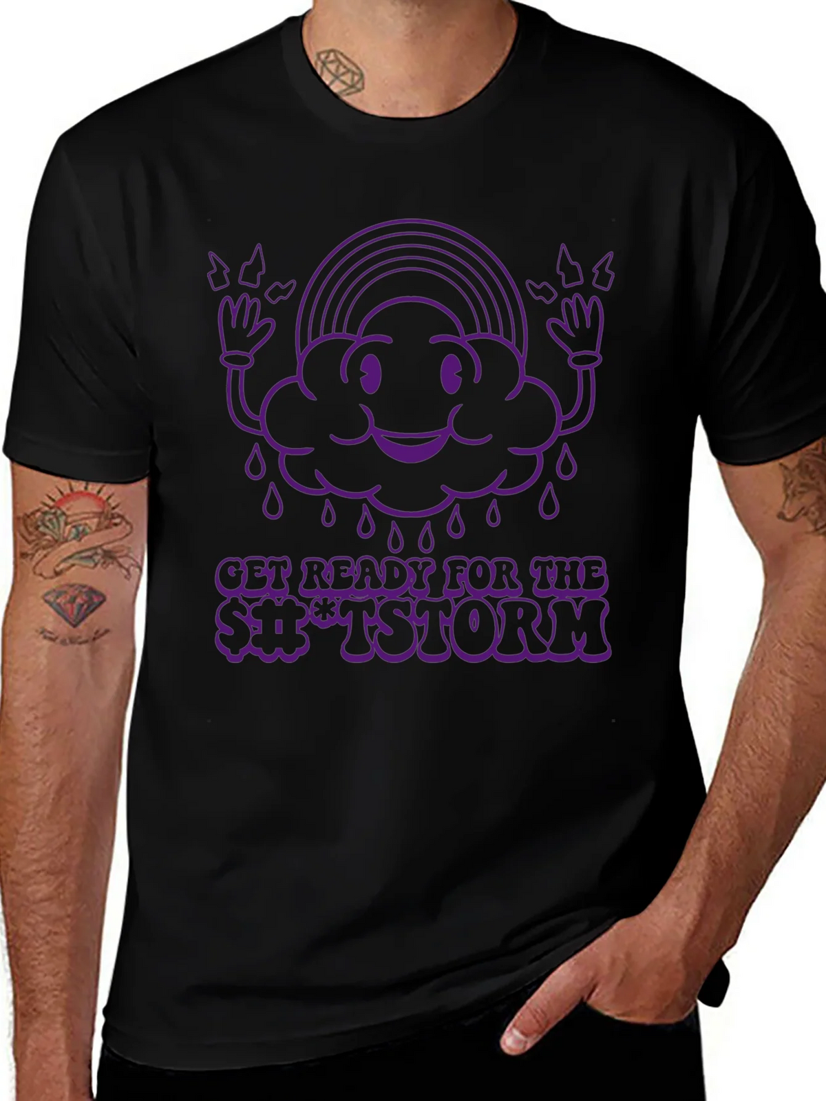 Funny Storm T-Shirt - Get Ready! product image 1