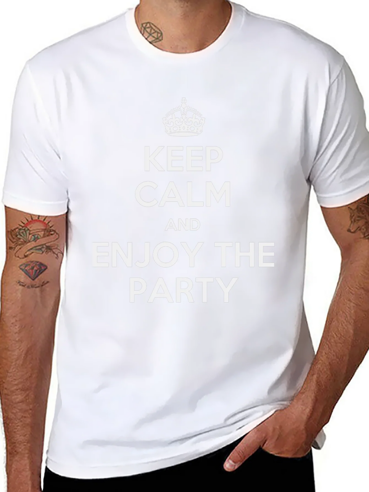 Keep Calm and Enjoy the Party T-Shirt product image 7