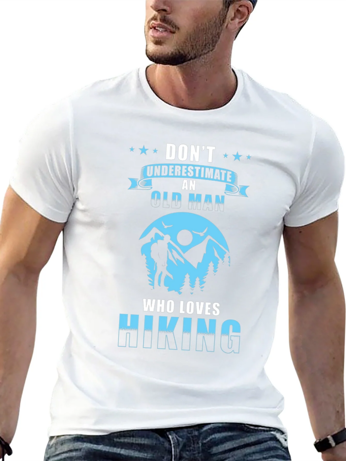 Old Man Hiking T-Shirt product image 12