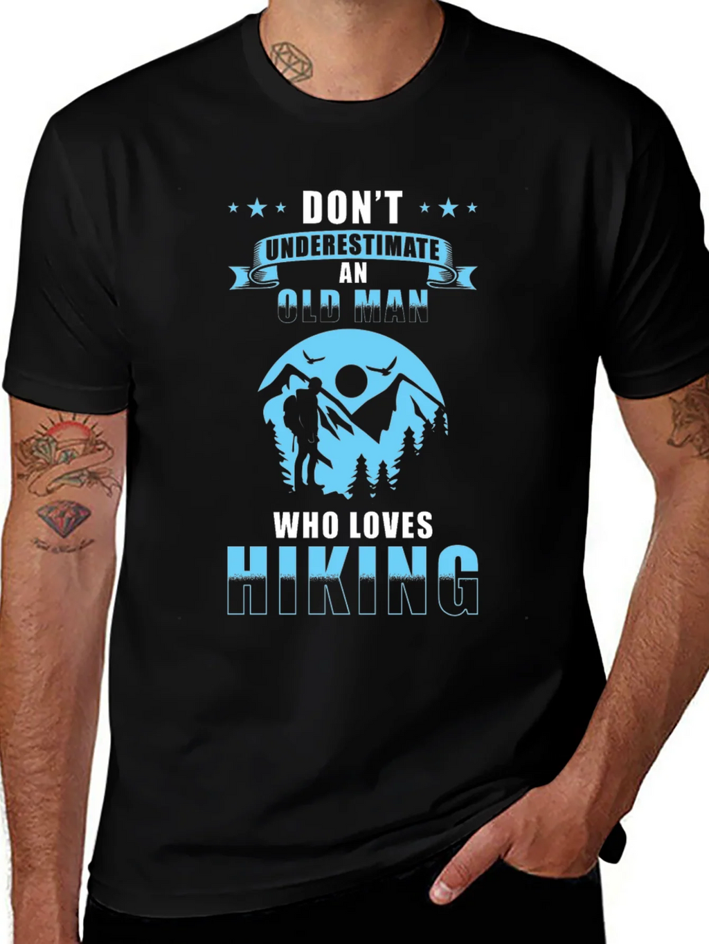 Old Man Hiking T-Shirt product image 1
