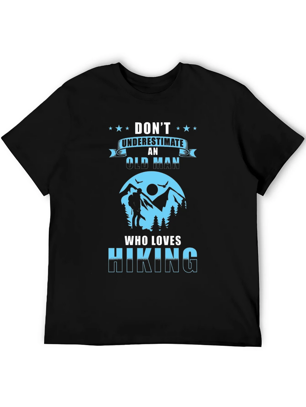 Old Man Hiking T-Shirt product image 5