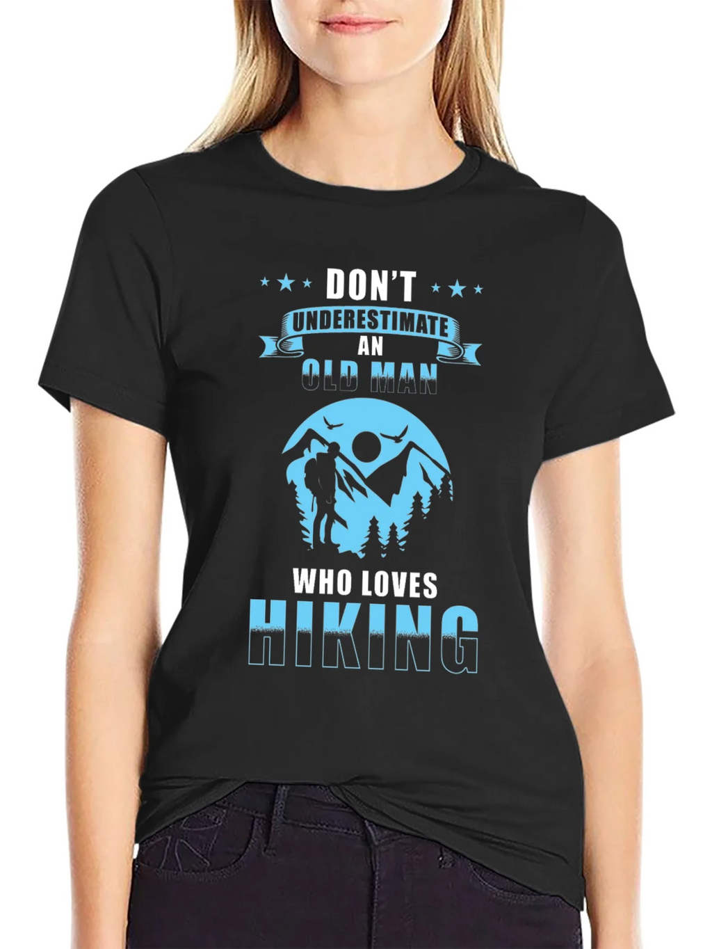 Old Man Hiking T-Shirt product image 2
