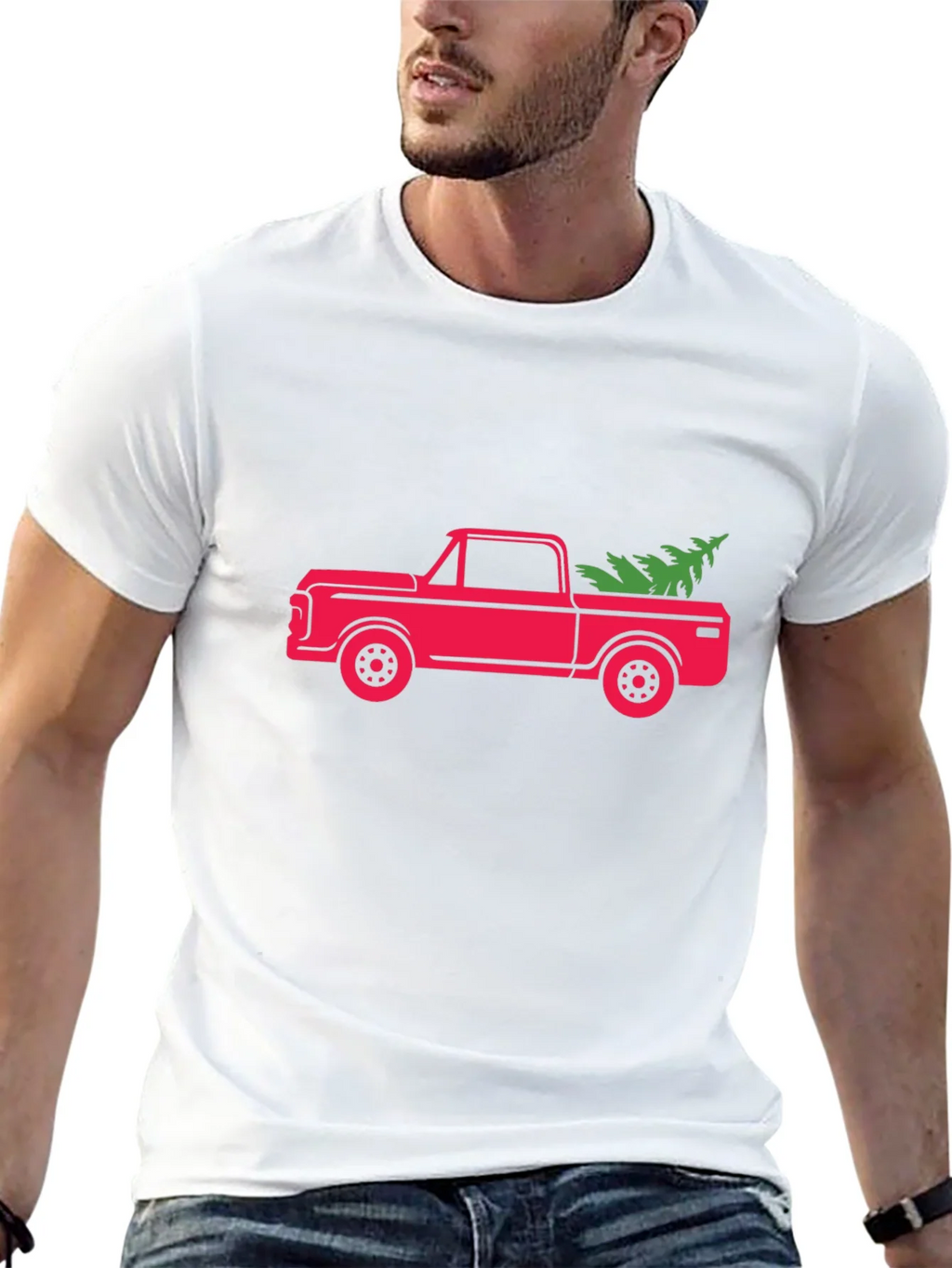 Christmas Tree Truck Graphic Tee product image 12
