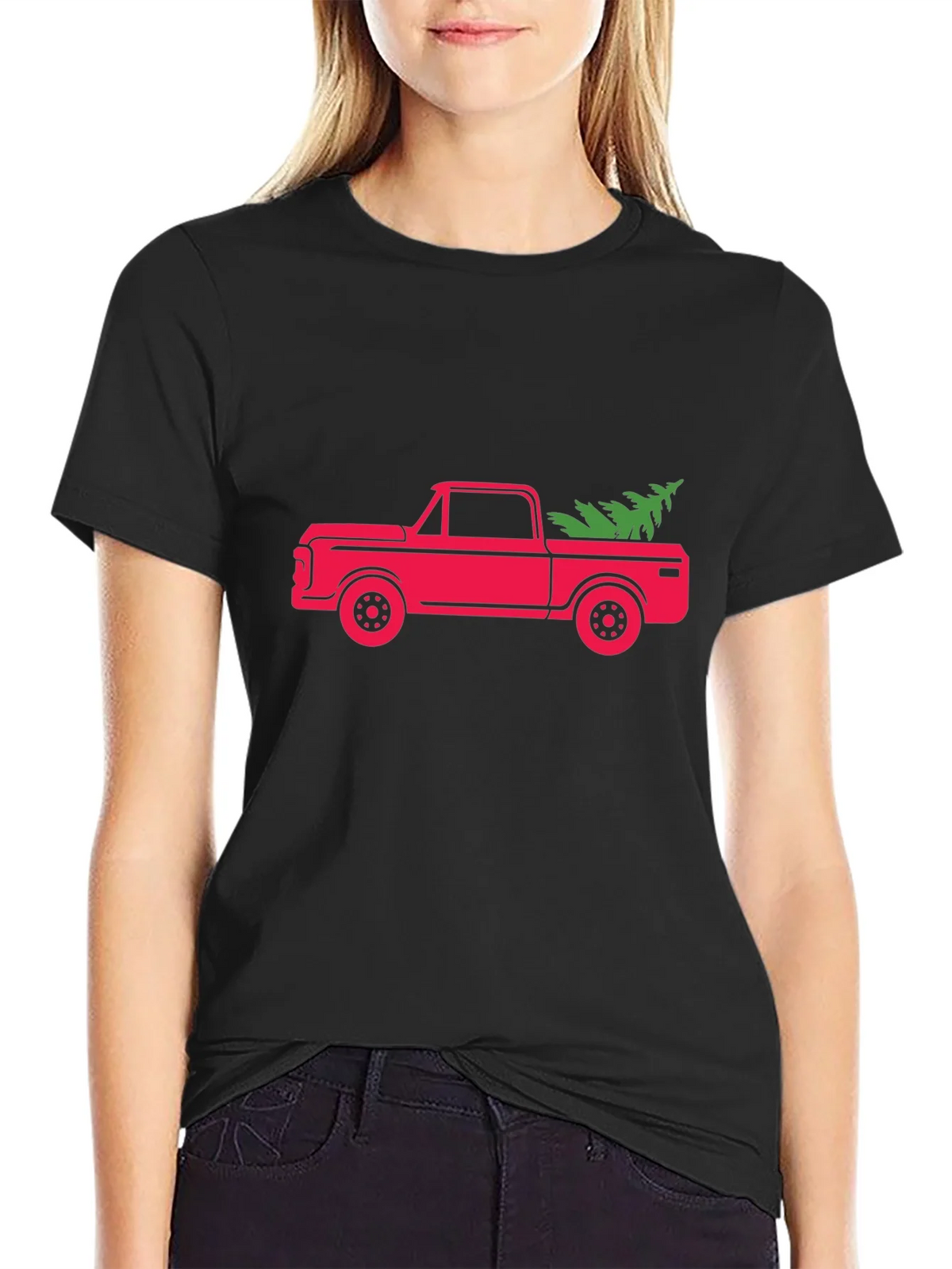 Christmas Tree Truck Graphic Tee product image 2