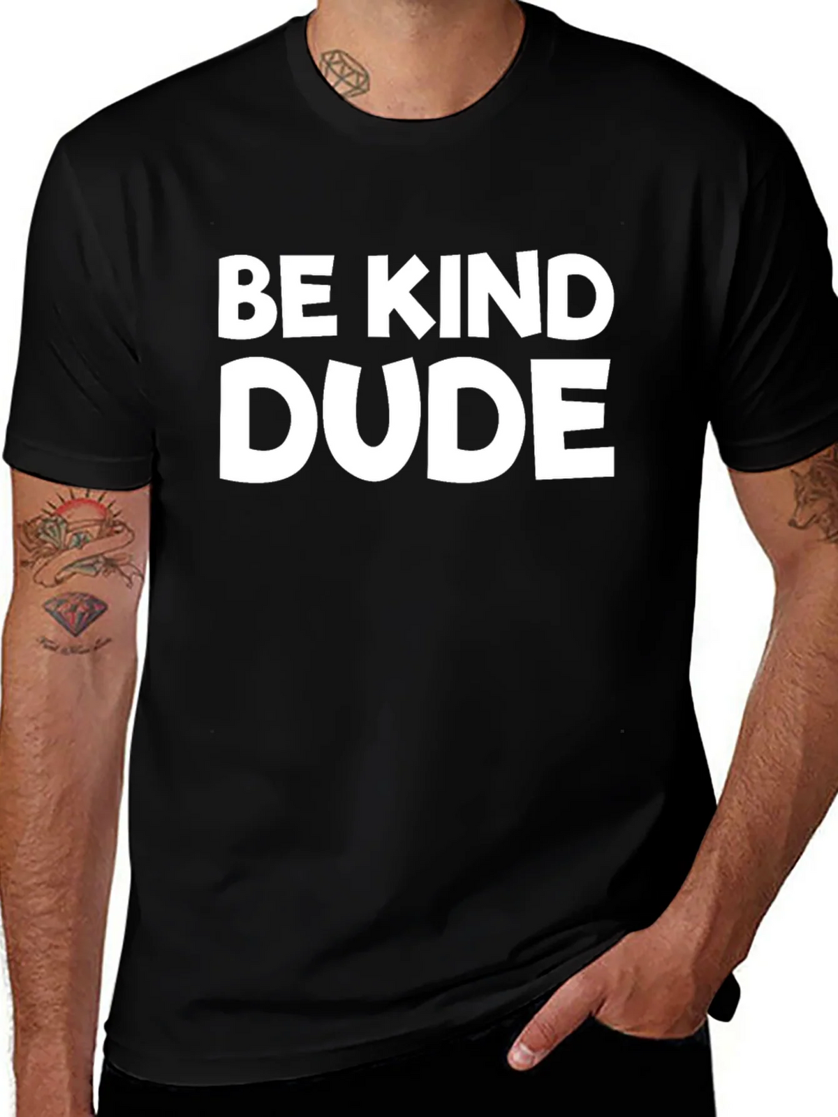 Be Kind Dude Graphic Tee - Soft Cotton product image 1