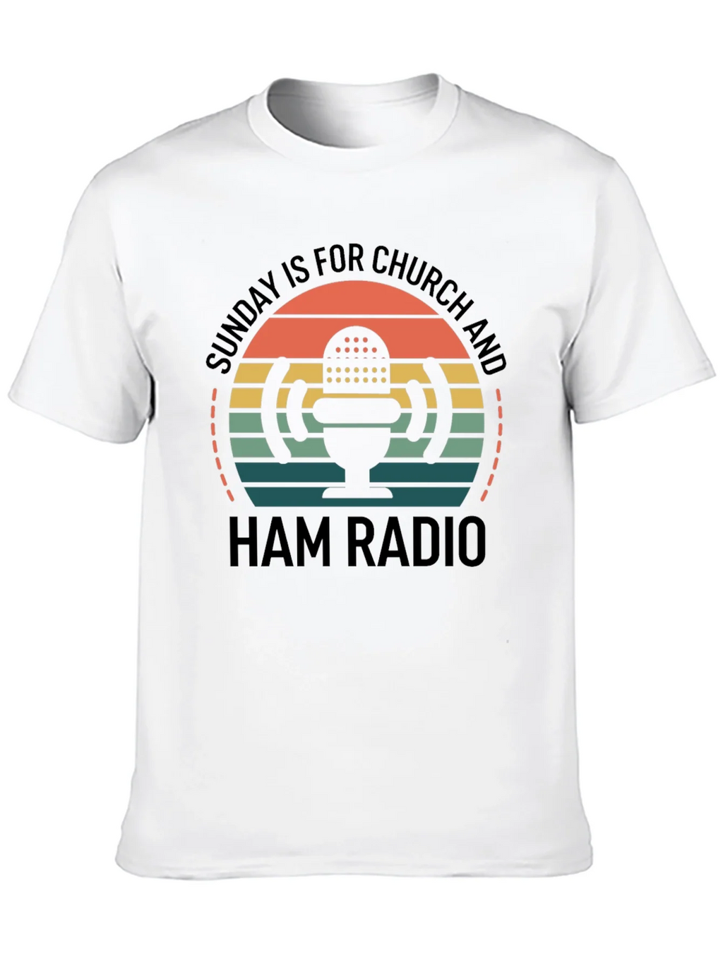 Sunday Church & Ham Radio T-Shirt product image 8
