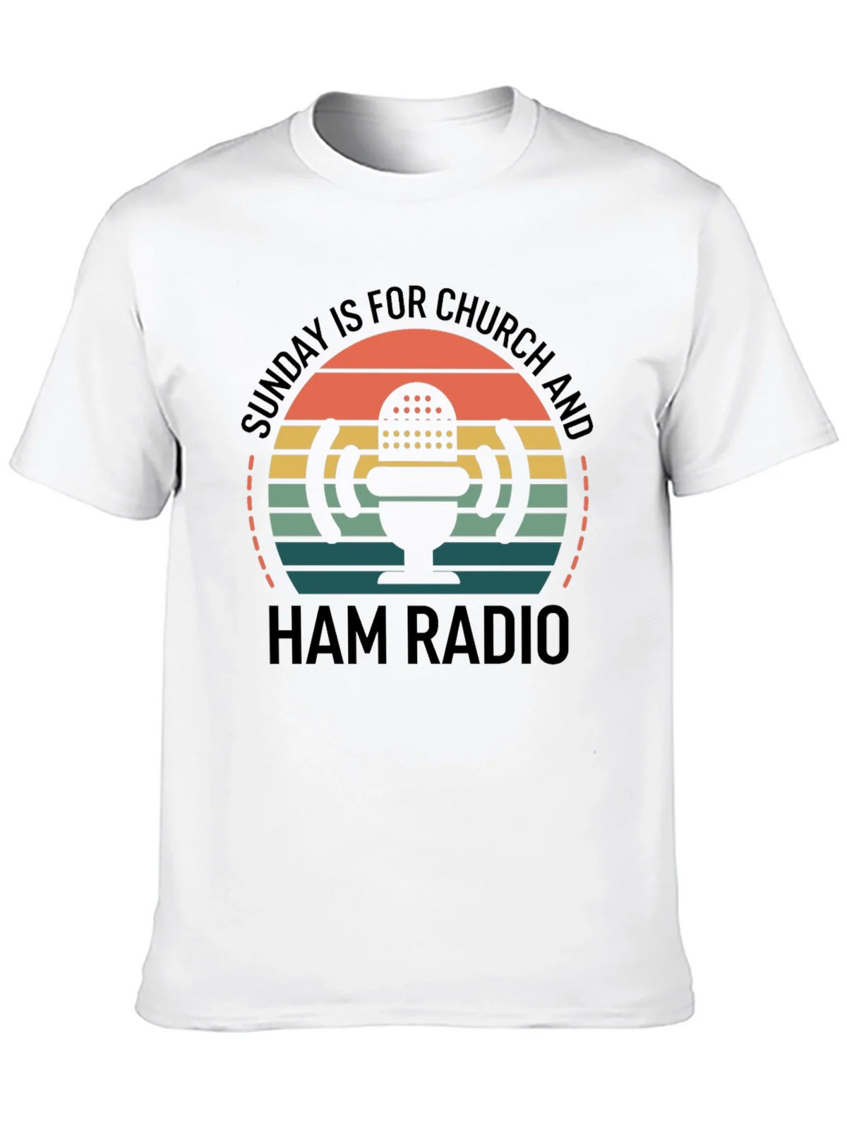 Sunday Church & Ham Radio T-Shirt product image 8