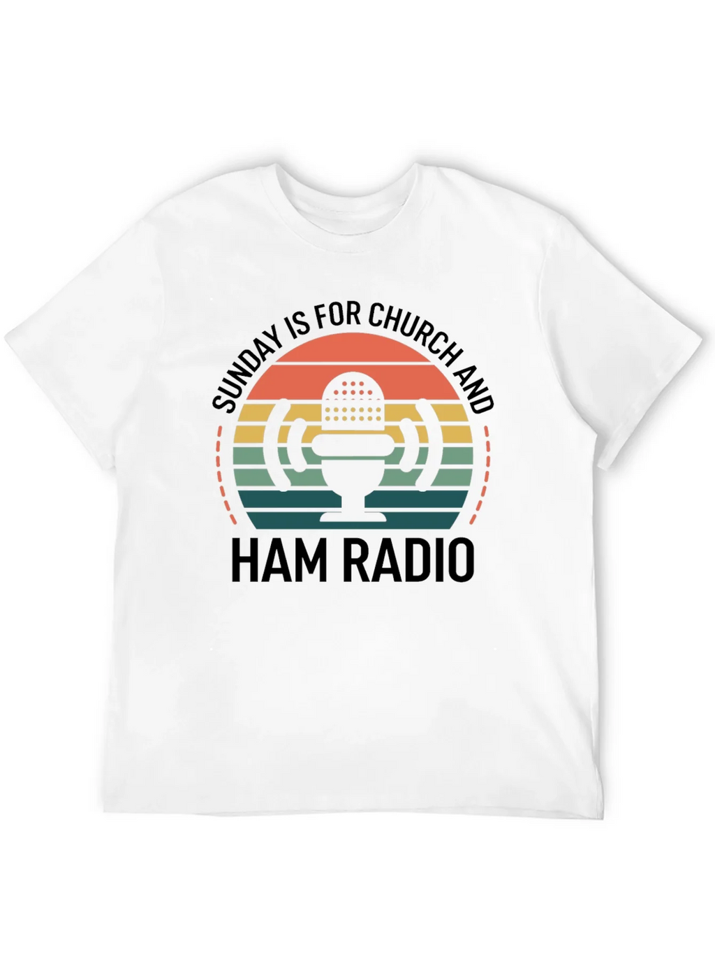 Sunday Church & Ham Radio T-Shirt product image 10
