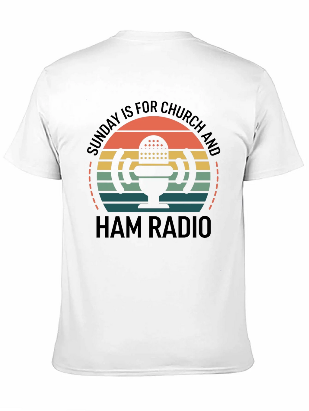 Sunday Church & Ham Radio T-Shirt product image 9