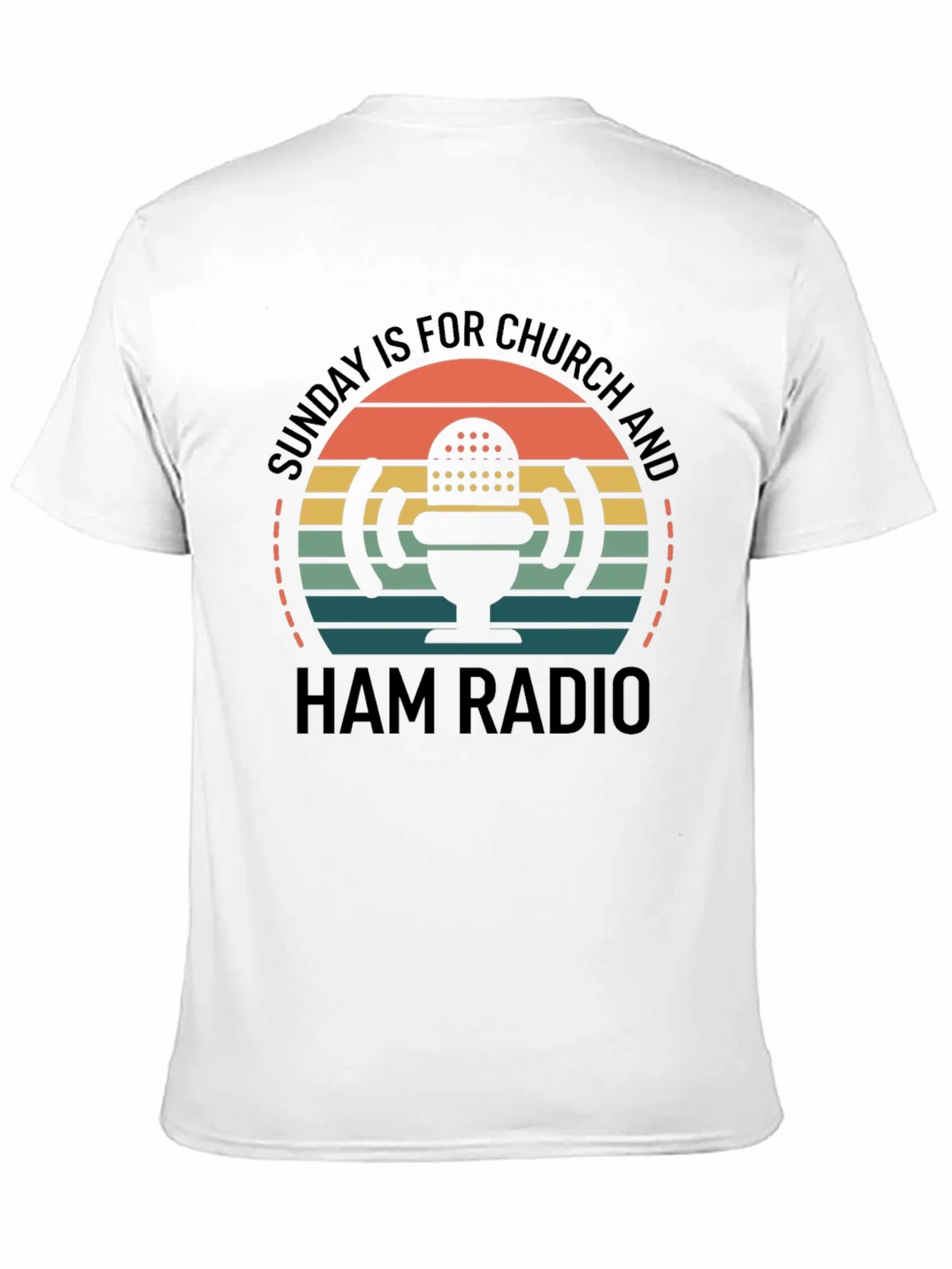 Sunday Church & Ham Radio T-Shirt product image 9
