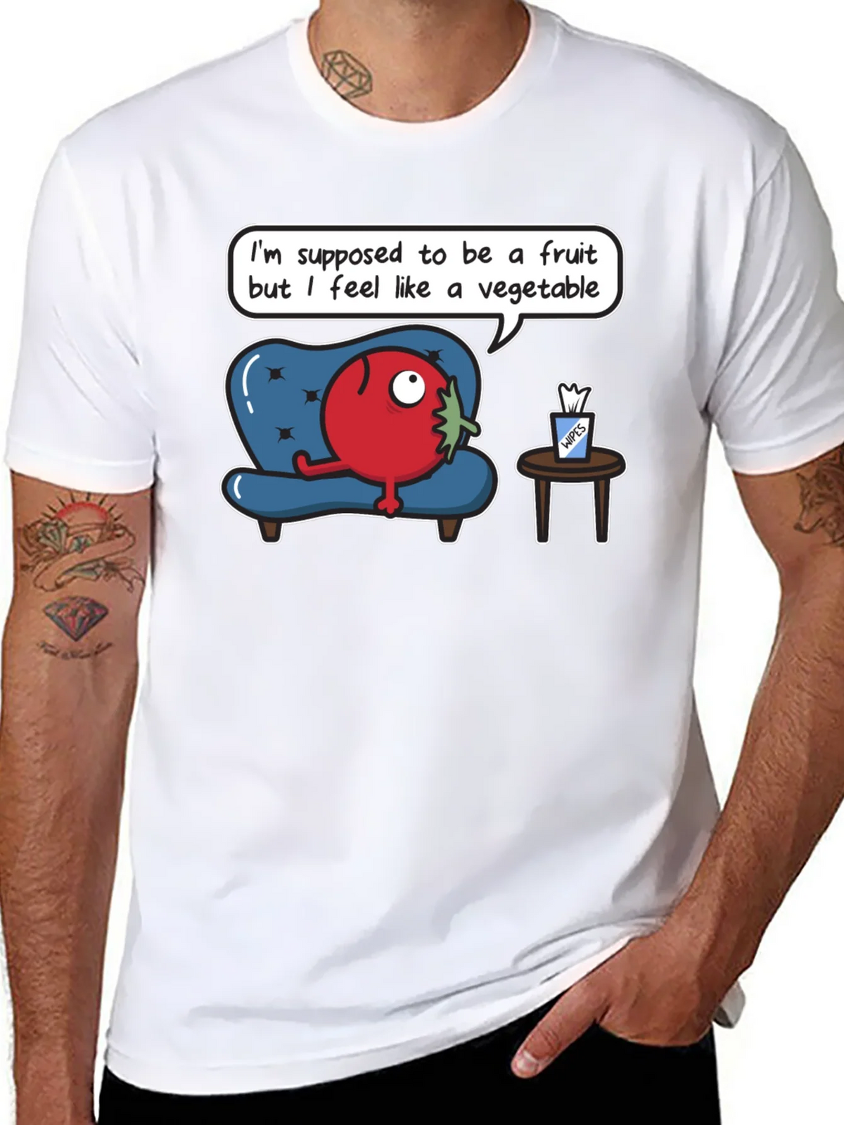 Funny Tomato T-Shirt - Fruit or Vegetable? product image 6