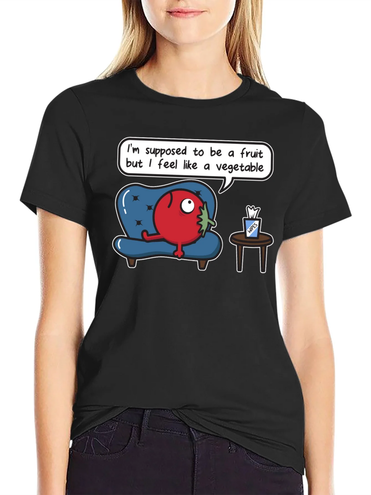 Funny Tomato T-Shirt - Fruit or Vegetable? product image 2