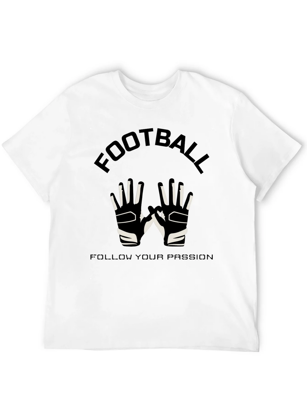Football Passion Black Graphic T-Shirt product image 3