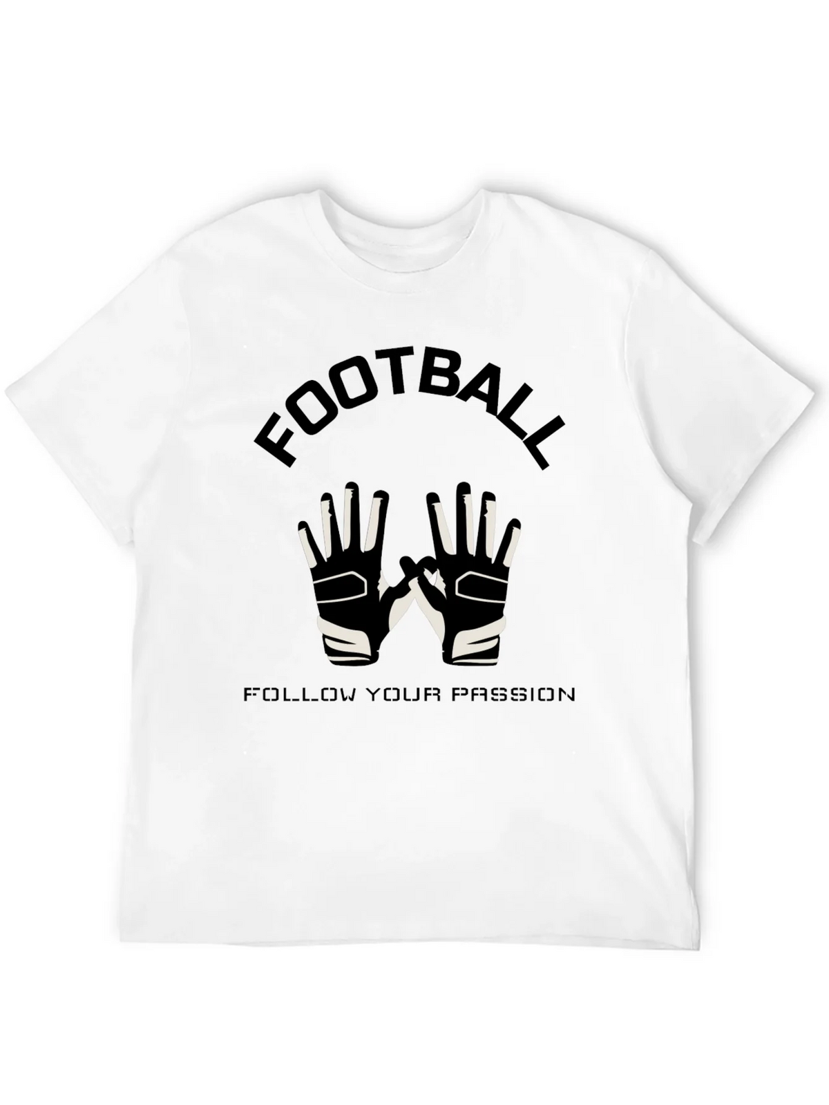 Football Passion Black Graphic T-Shirt product image 3