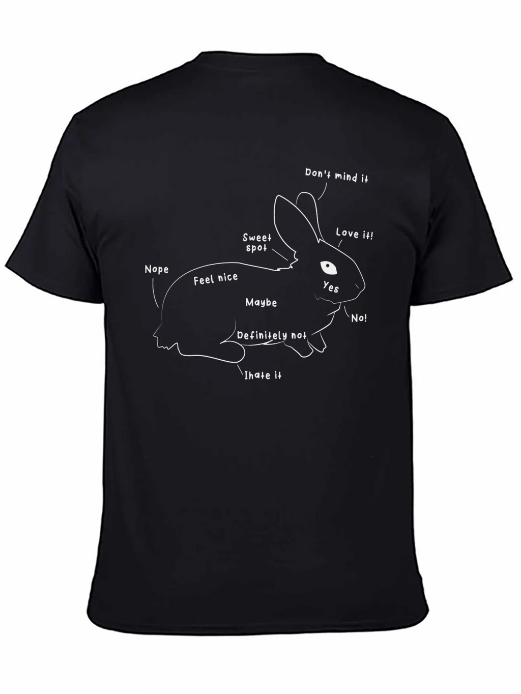 Rabbit Anatomy Funny T-Shirt product image 4