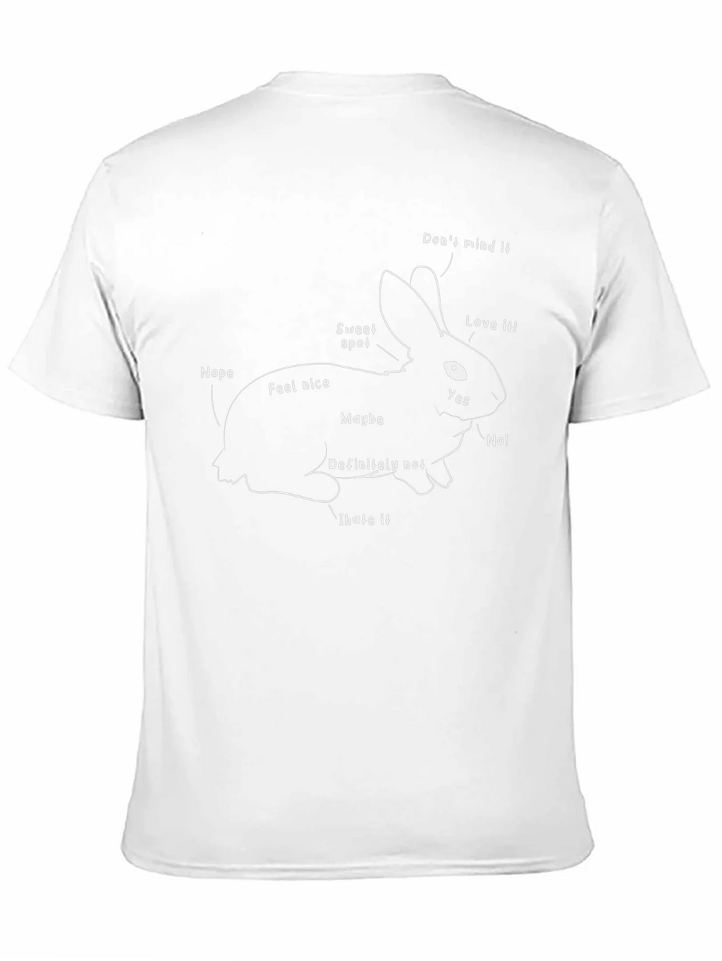 Rabbit Anatomy Funny T-Shirt product image 10