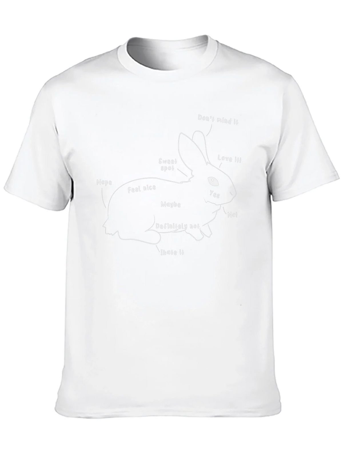Rabbit Anatomy Funny T-Shirt product image 9