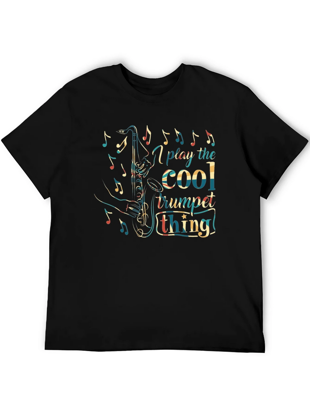 Cool Trumpet Thing Graphic Tee product image 4