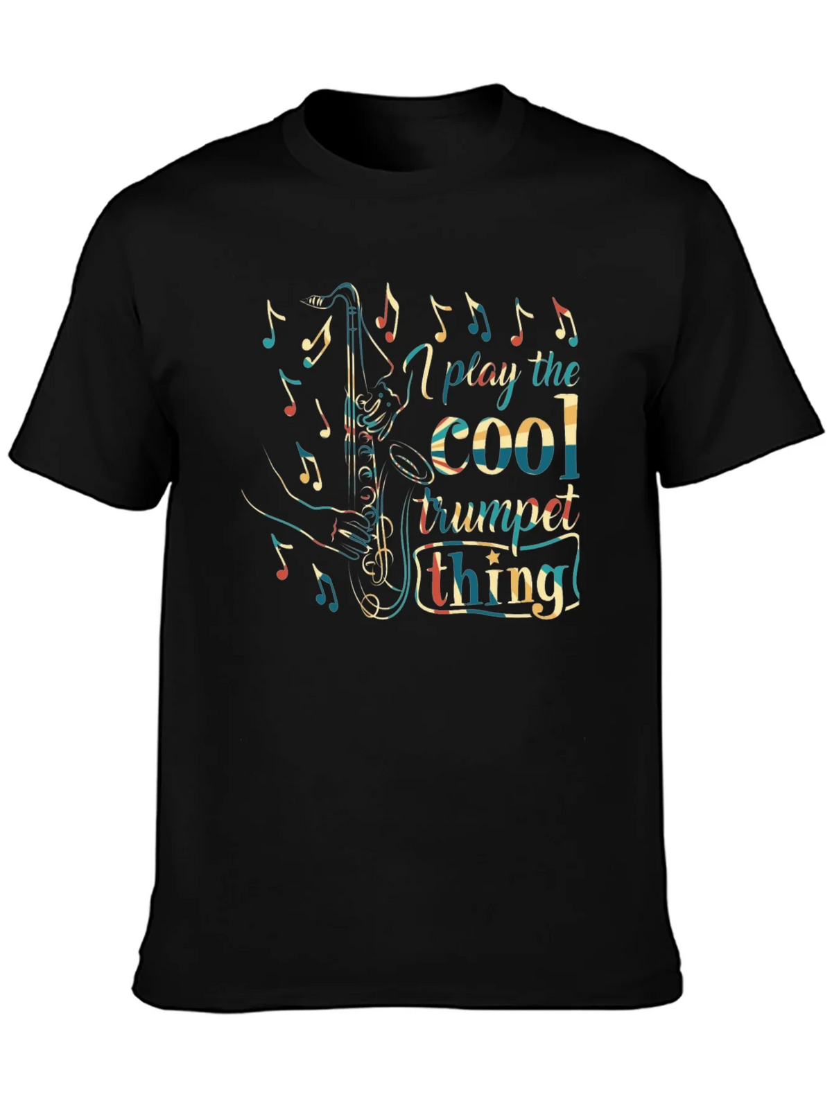 Cool Trumpet Thing Graphic Tee product image 2