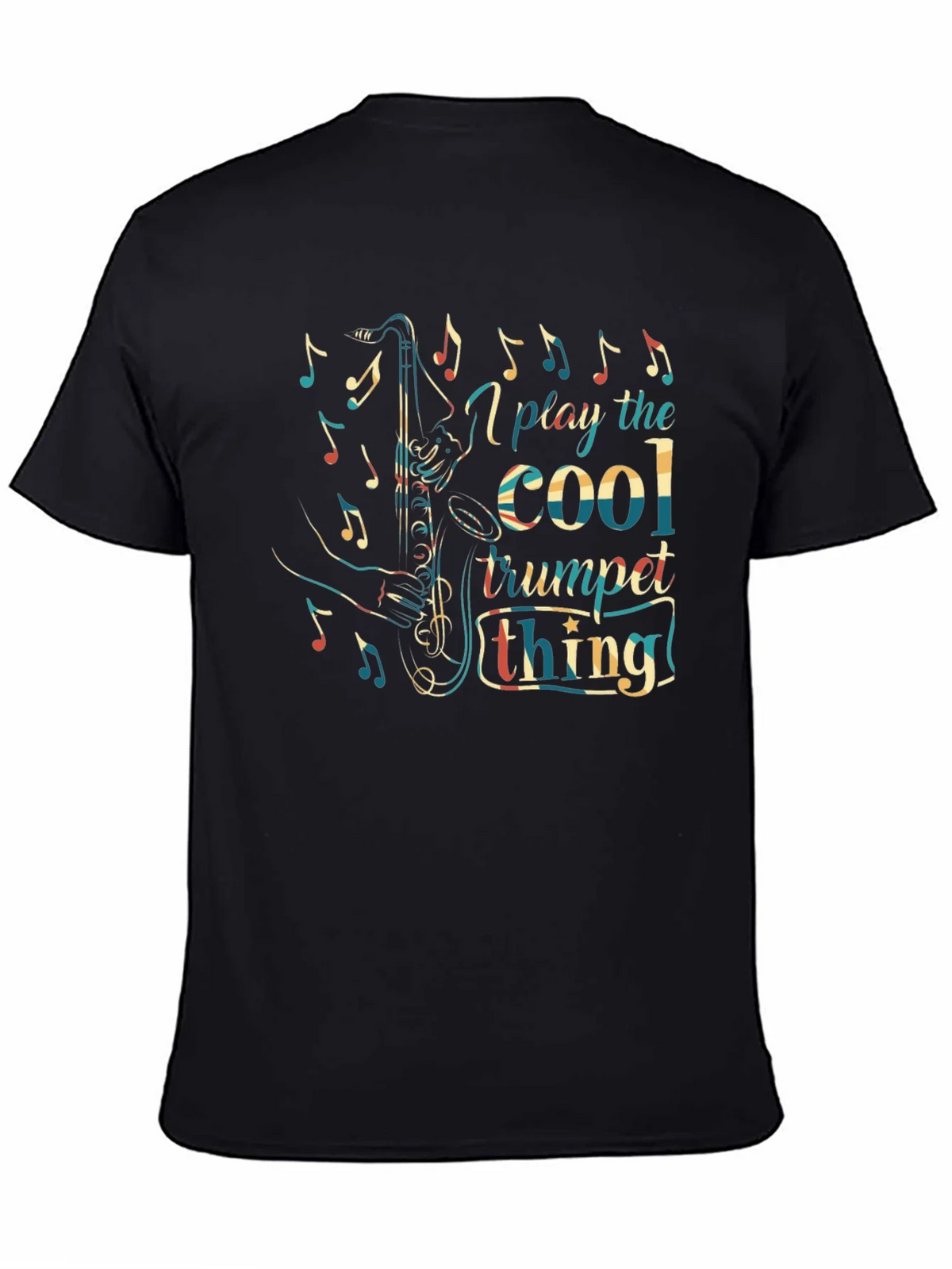 Cool Trumpet Thing Graphic Tee product image 3