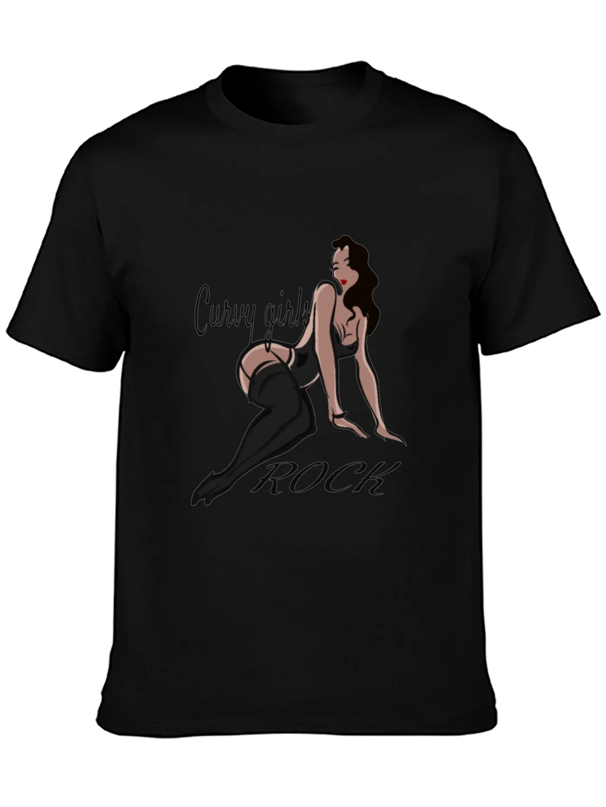 Curvy Girl Rock Graphic Tee product image 3