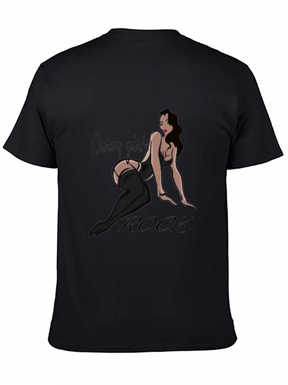 Curvy Girl Rock Graphic Tee product image 4