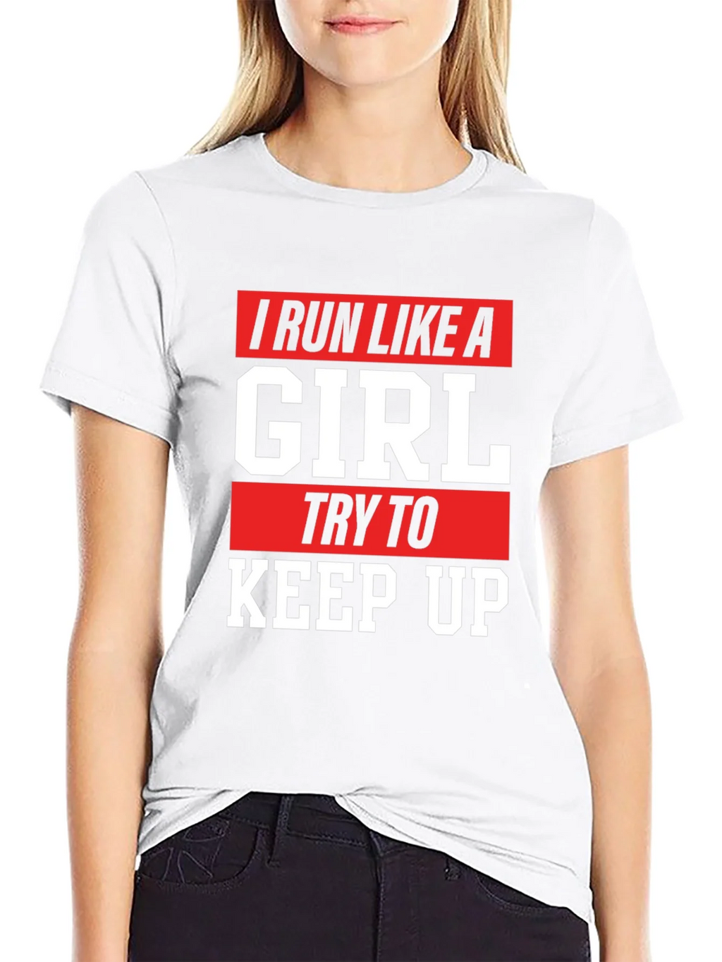 I Run Like a Girl Graphic T-Shirt product image 8