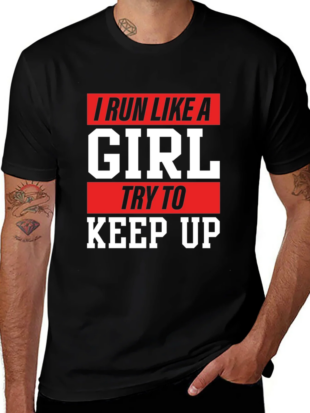 I Run Like a Girl Graphic T-Shirt product image 1