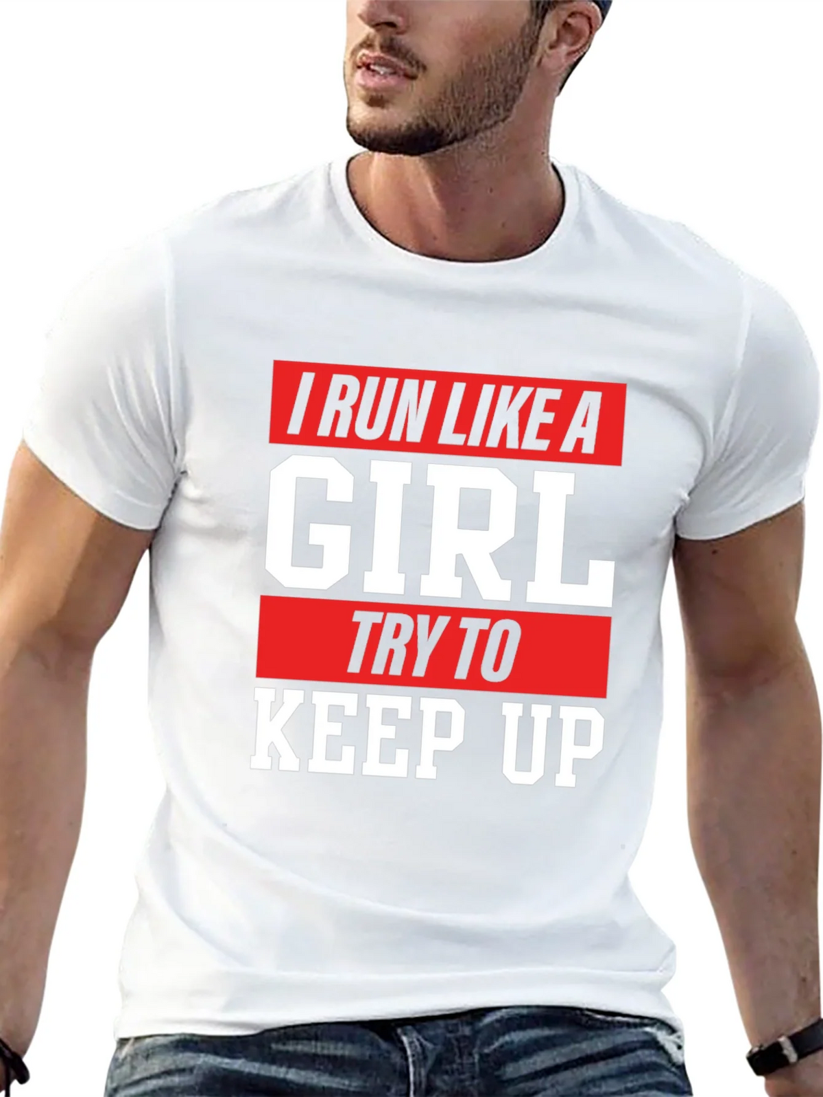 I Run Like a Girl Graphic T-Shirt product image 11