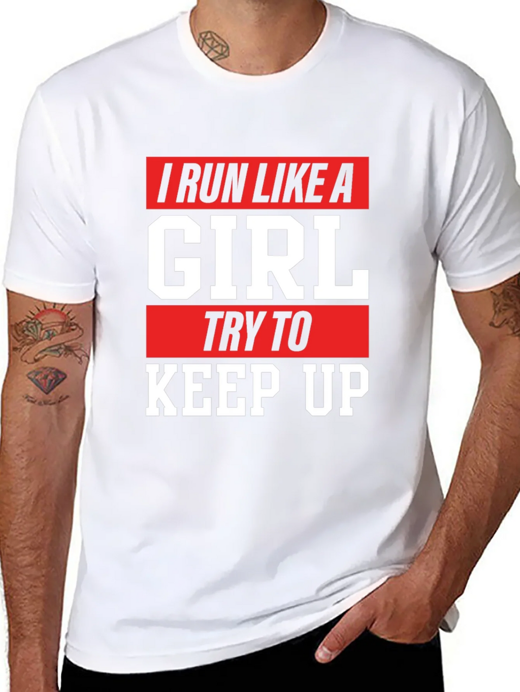 I Run Like a Girl Graphic T-Shirt product image 7