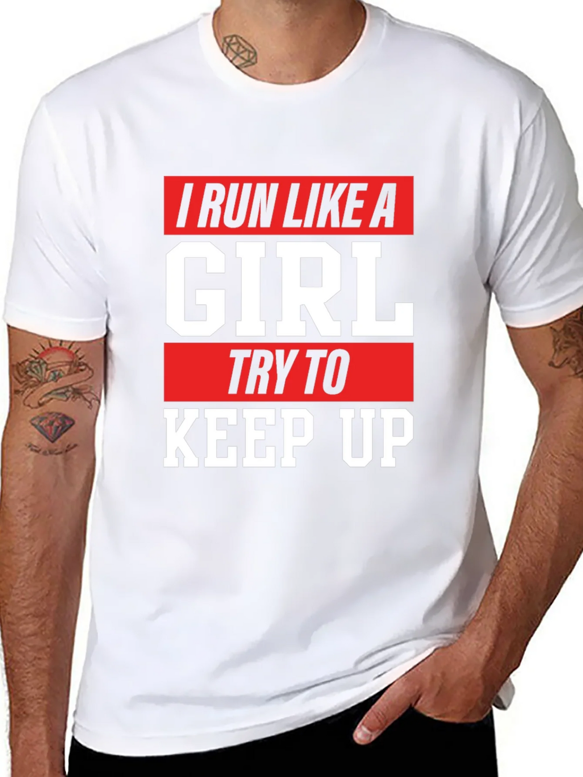 I Run Like a Girl Graphic T-Shirt product image 7