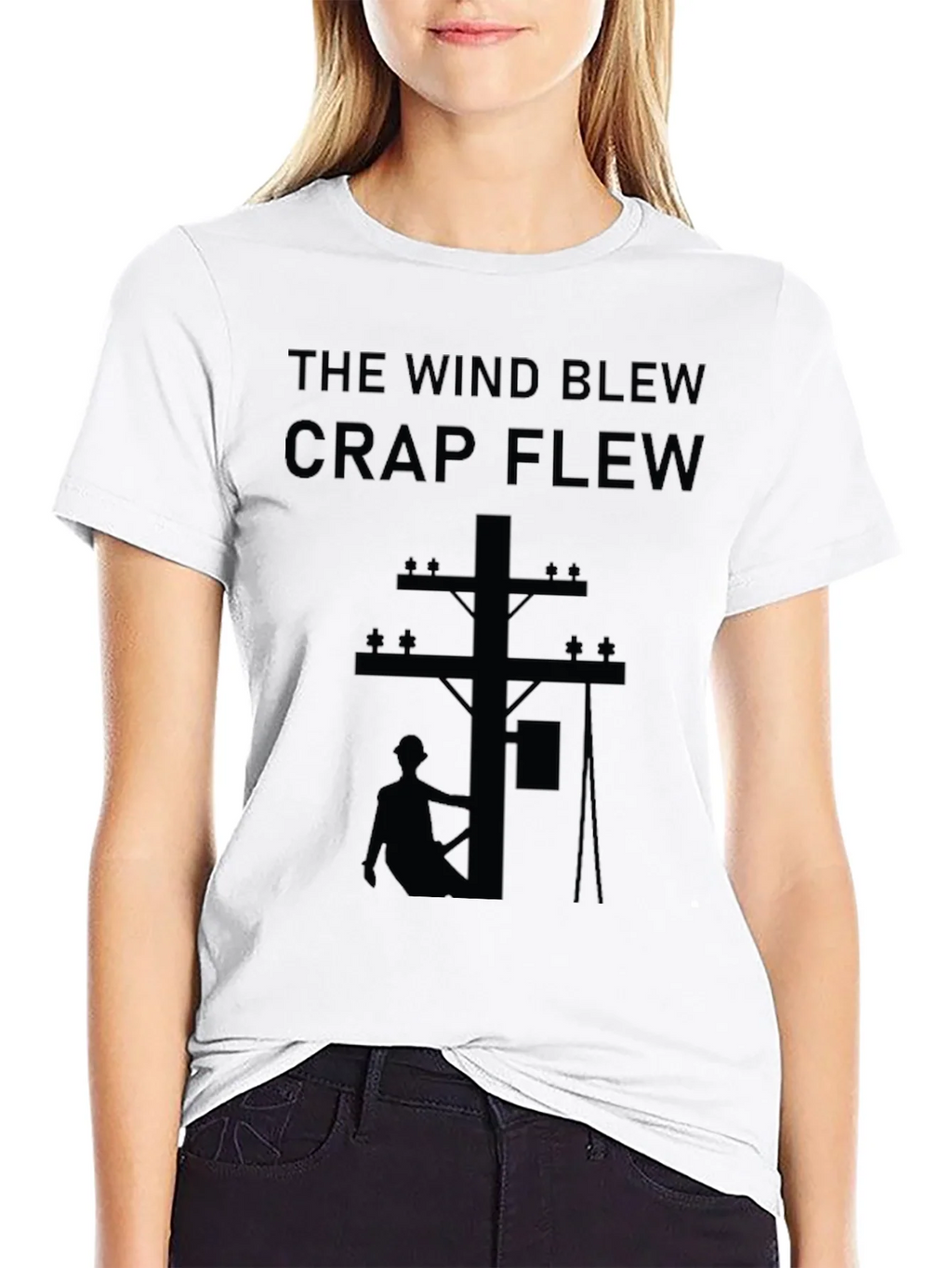 The Wind Blew Crap Flew T-Shirt product image 4