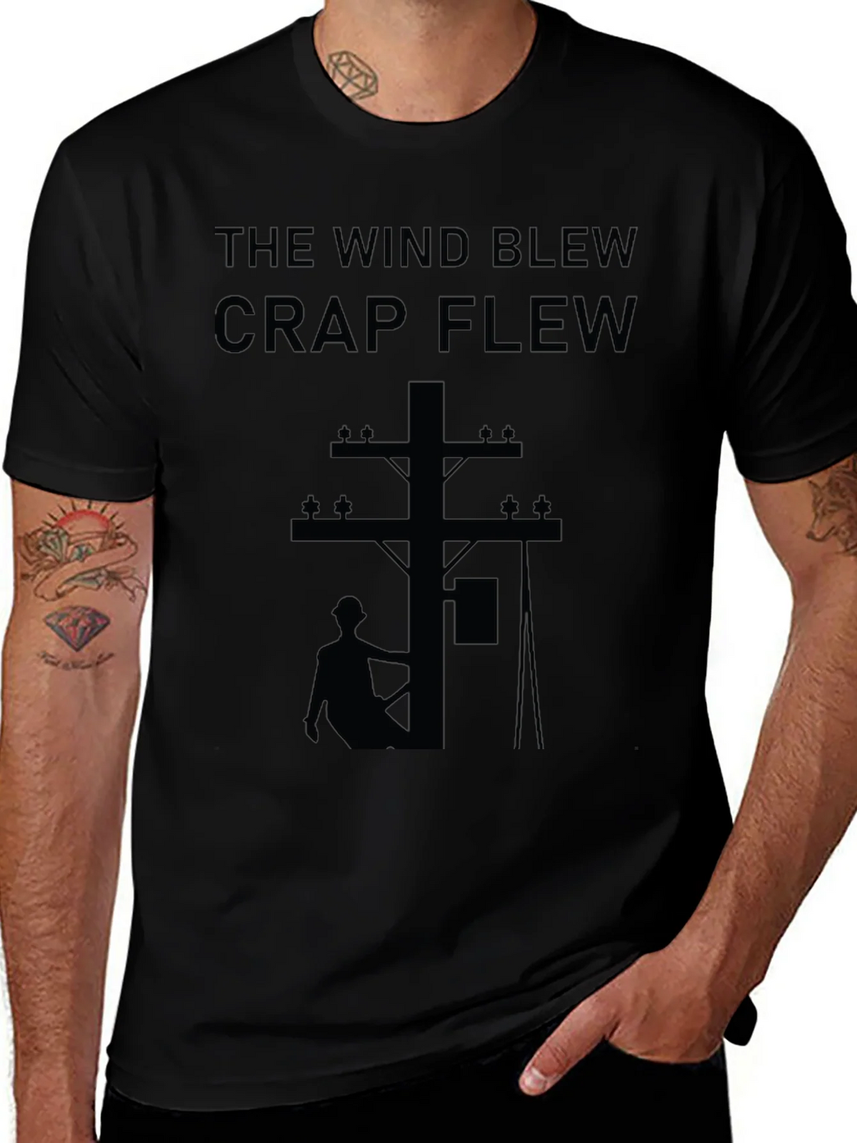 The Wind Blew Crap Flew T-Shirt product image 1