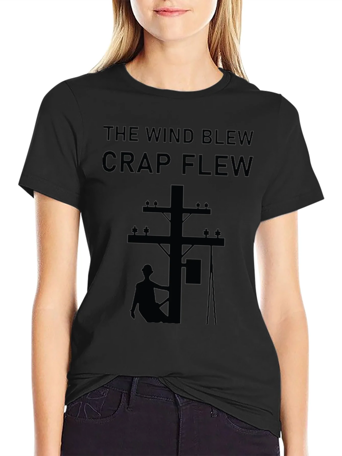 The Wind Blew Crap Flew T-Shirt product image 2