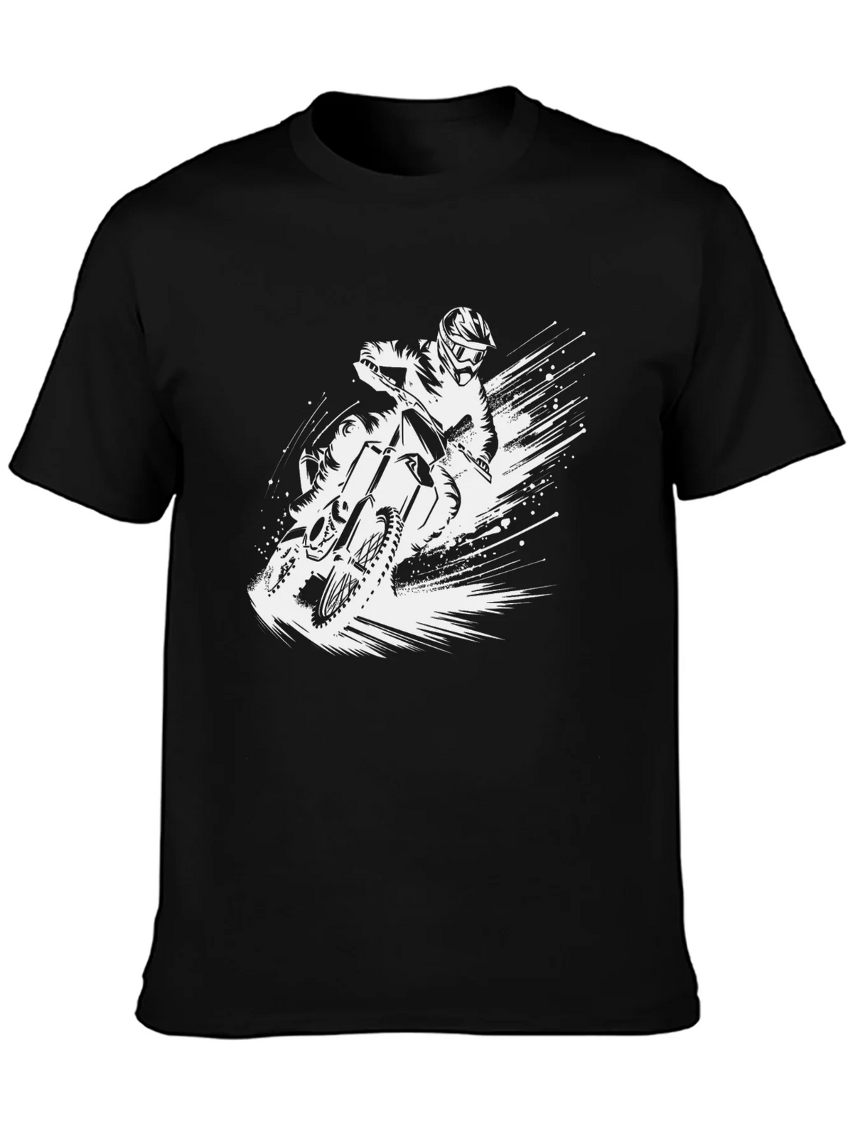 Motocross Rider Graphic Tee - Black product image 3