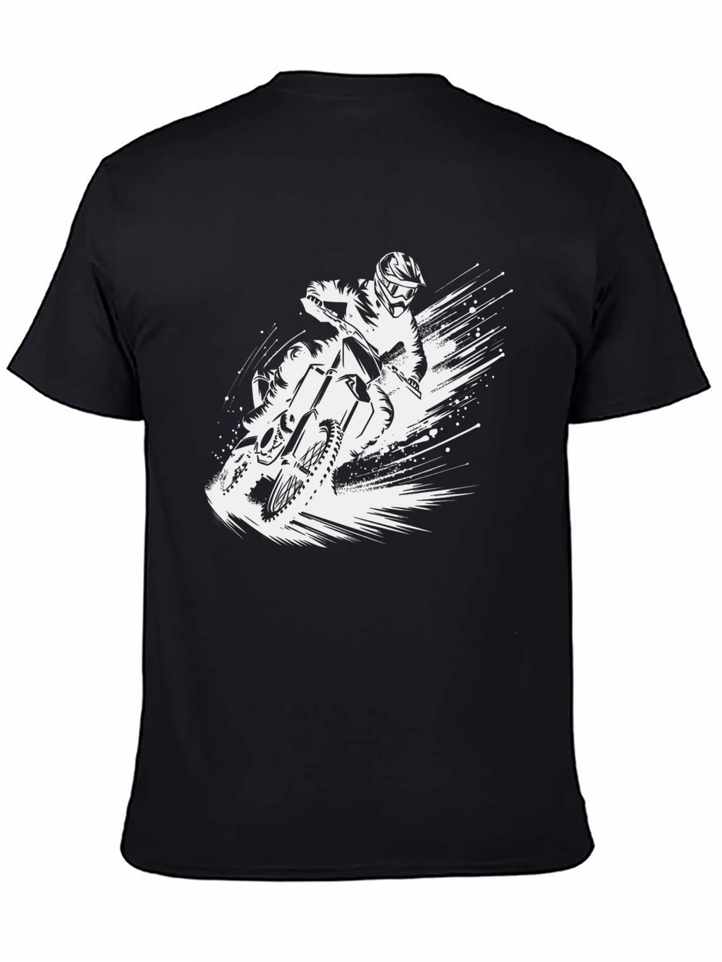 Motocross Rider Graphic Tee - Black product image 4