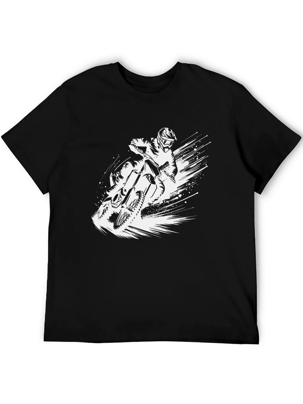 Motocross Rider Graphic Tee - Black product image 5