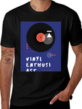Vinyl Enthusiast Graphic Tee - Music Lover T-Shirt product image 1