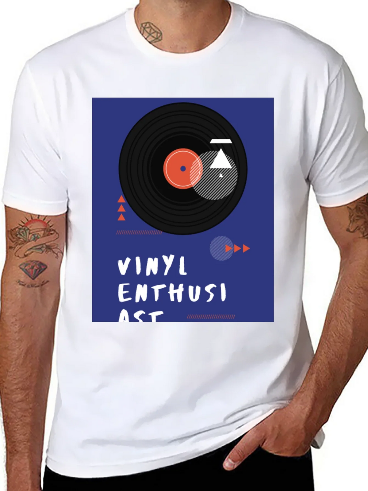 Vinyl Enthusiast Graphic Tee - Music Lover T-Shirt product image 7