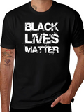 Black Lives Matter Graphic T-Shirt - Distressed Print product image 1